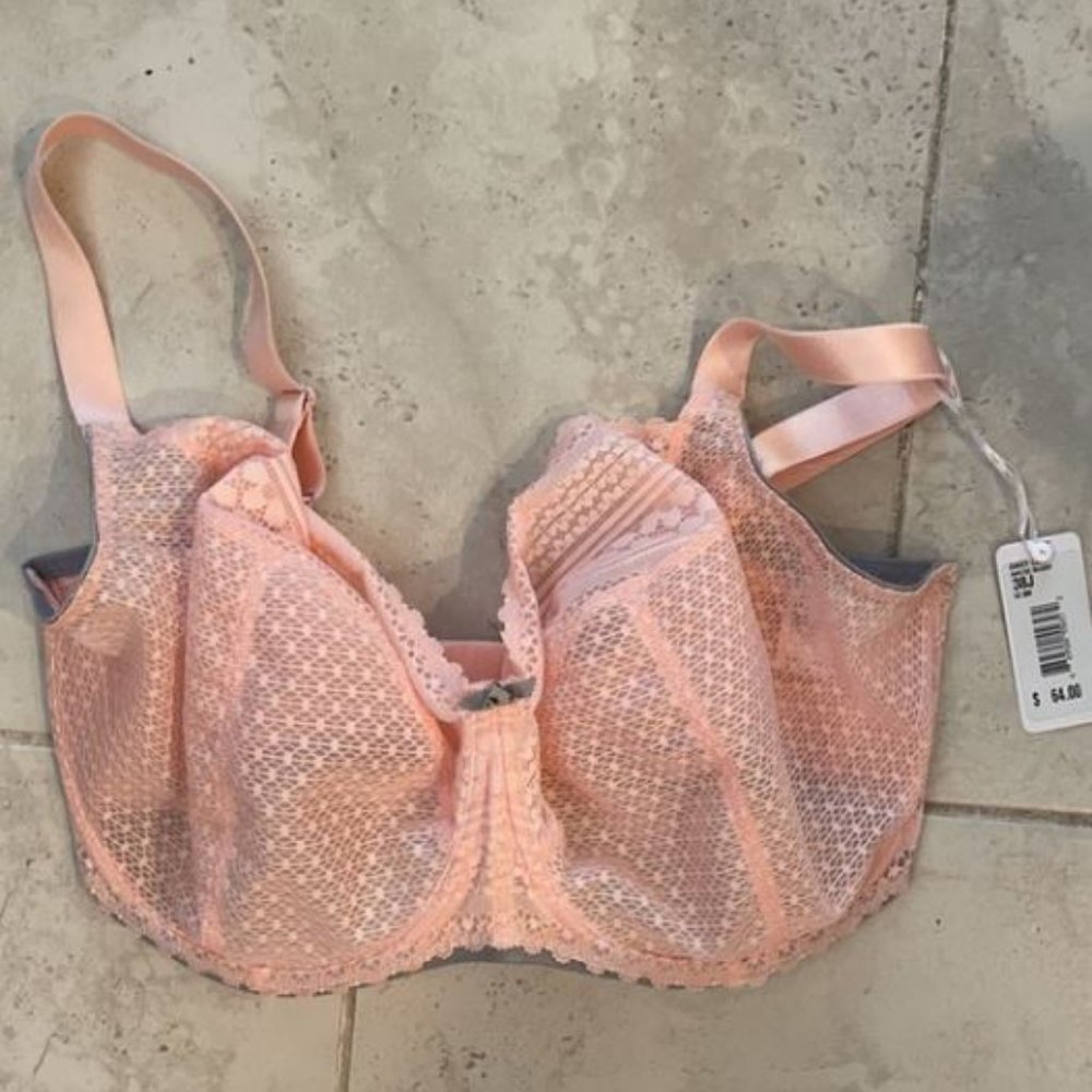 FREYA (NWT) DAISY LACE UNDERWIRE BRA  COMFORT & SUPPORT   US 38M UK 38J